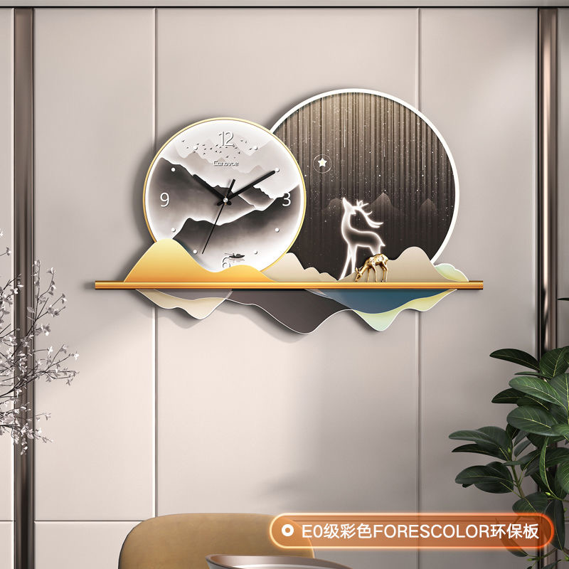 Landscape Clock 62X39 CM 2 Environmentally friendly material, no need for punching Landscape Clock 62X39 CM 2 Environmentally friendly material, no need for punching